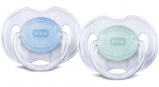 Chupon traslucido 0-6m