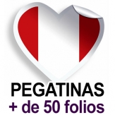 Pegatinas. Más de 50 folios (A4)