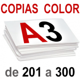 A3 Copias Color de 201 a 300