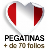 Pegatinas. Más de 70 folios (A4)