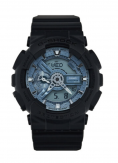 G-SHOCK NEGRO FONDO CELESTE