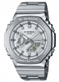 G-SHOCK ACERO FONDO PLATA