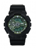 G-SHOCK NEGRO FONDO VERDE
