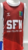 CAMISETA BASKET FEMENINA ROJA