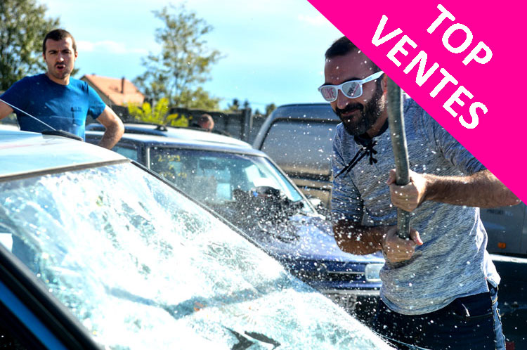 Film Enterrement Vie De Garcon Budapest Car Smash pour mon EVG à Budapest | Enterrement de vie de garçon