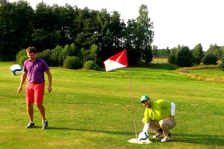 Foot golf à Bratislava avec Crazy EVG