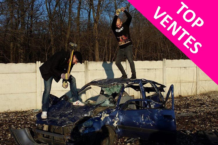 Car Smash pour mon EVG à Prague | Enterrement de vie de garçon | idée enterrement de vie de garçon | activité enterrement de vie de garçon | idée evg | activité evg