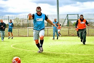 Enterrement de vie de garçon avec Crazy EVG-Prague-Goggle football