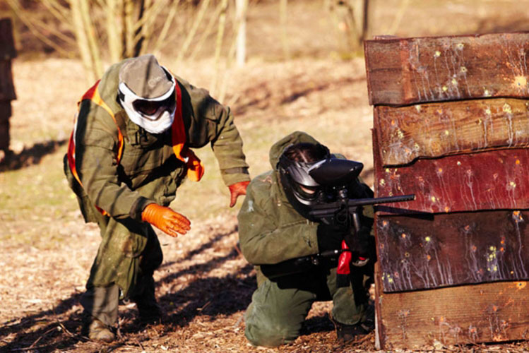 Enterrement de Vie de Garçon à Bruxelles - Paintball