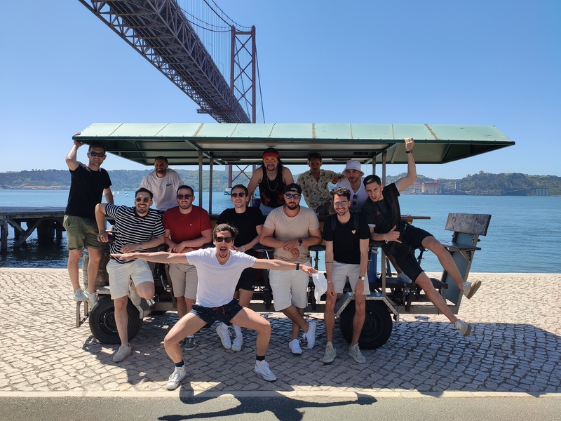 Beer Bike Stag do Ideas in Lisbon Maximise