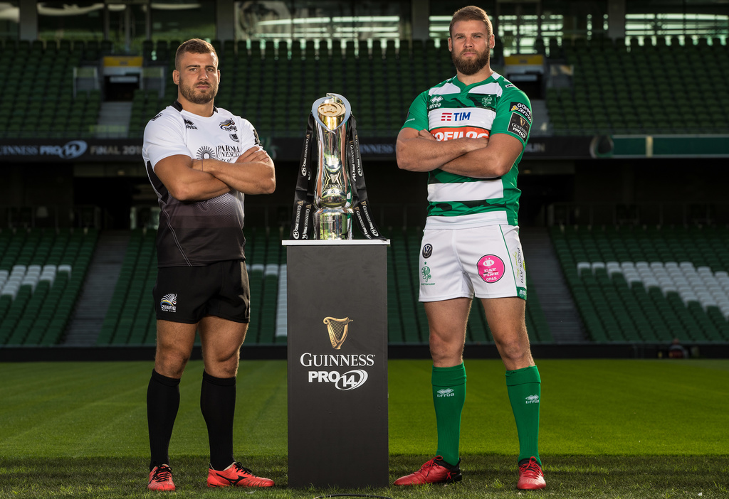 L-R Zebre and Benetton Rugby