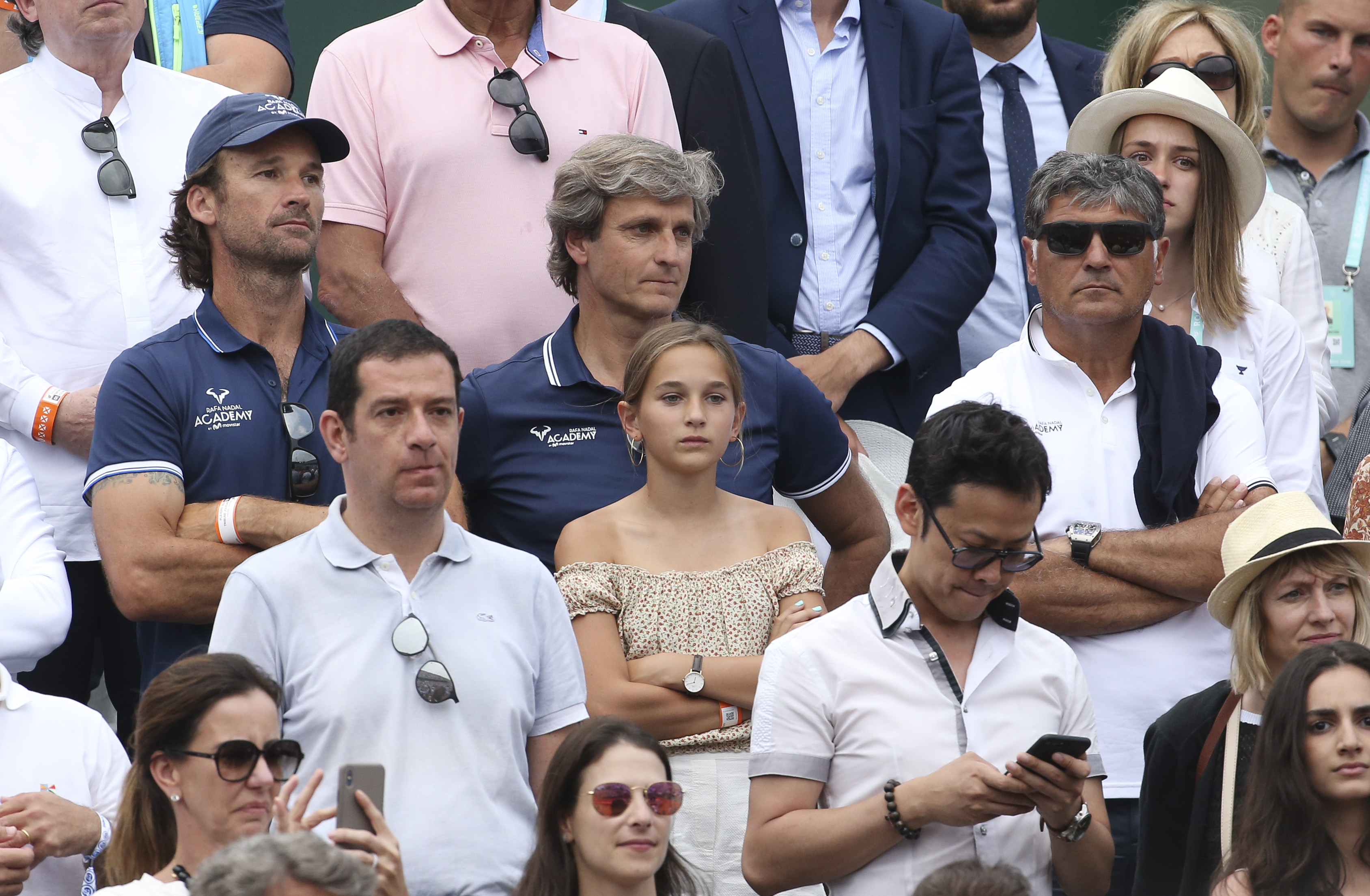 Carlos Moya (left) and Toni Nadal (right)