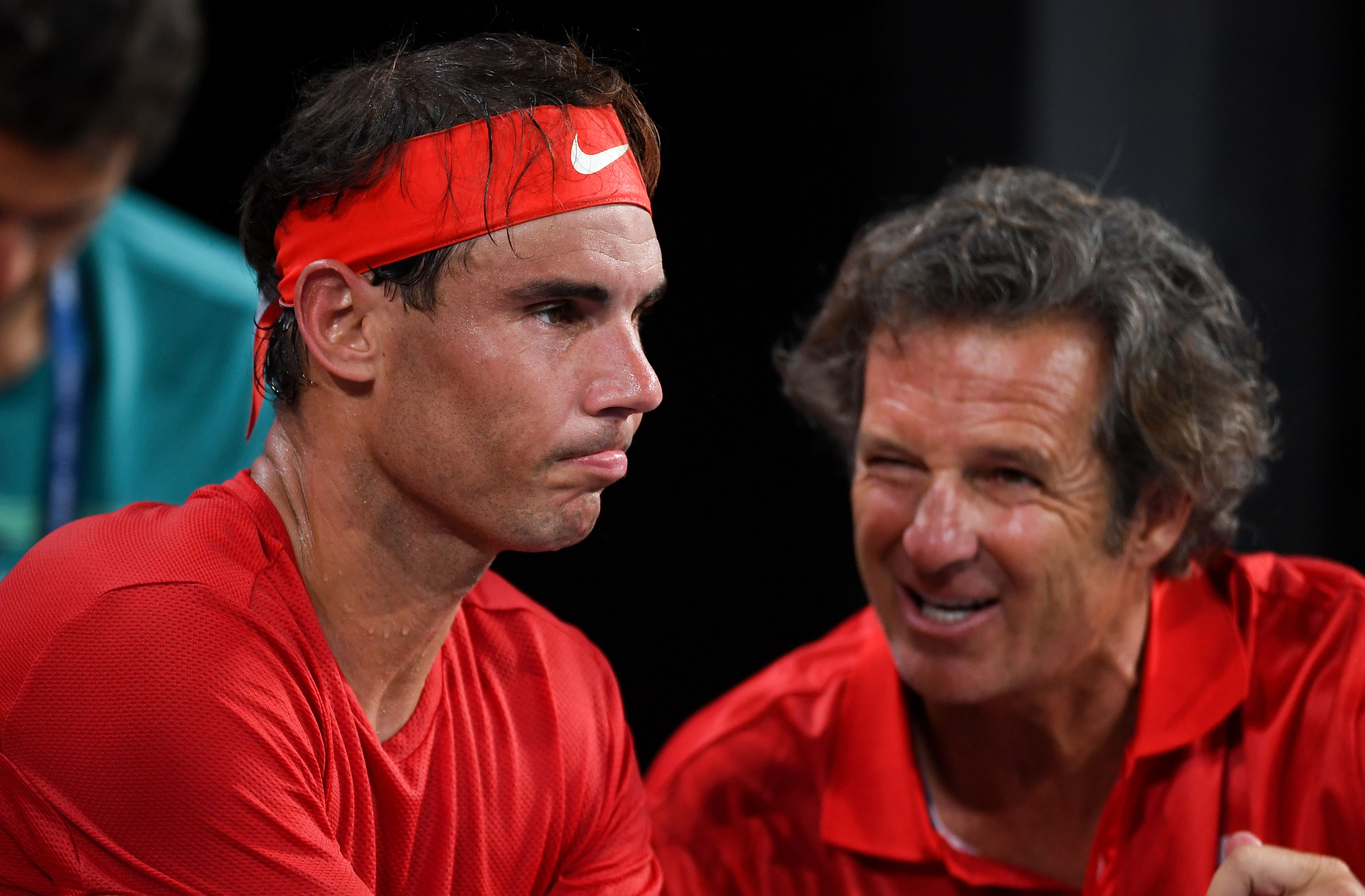 Rafael Nadal and Francisco Roig