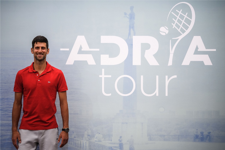 World number one Novak Djokovic is the star name competing on the Summer Adria Tour