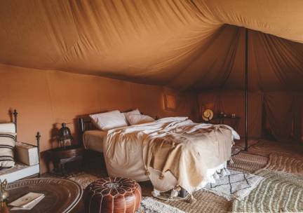 Glamping in de Agafay woestijn