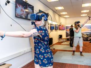 VR-experience (35 min) + consumptie in hartje Leiden