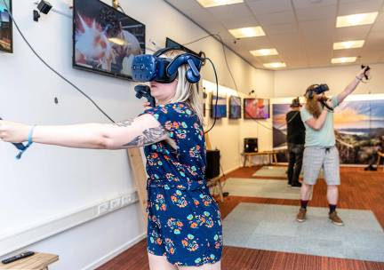 VR-experience (35 min) + consumptie in hartje Leiden