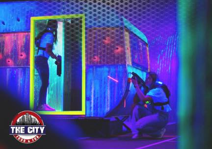Lasergamen bij The City