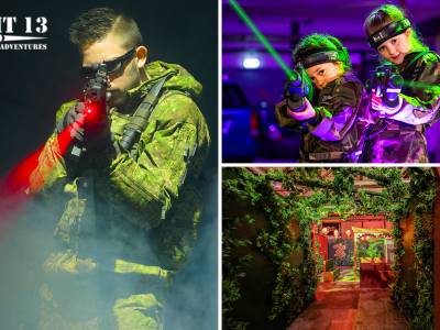 2 uur lasergamen + friet