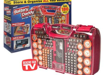 Battery Daddy Batterijbox - Voor 180 Batterijen! ...