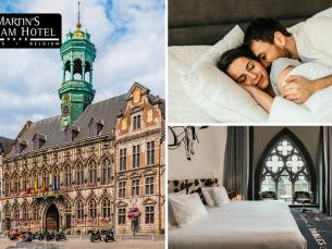 Overnachting voor 2 + ontbijt + late check-out in hartje Bergen