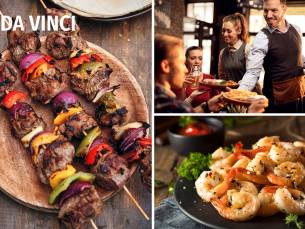 3-gangendiner Ã  la carte bij Restaurant Da Vinci Bilzen