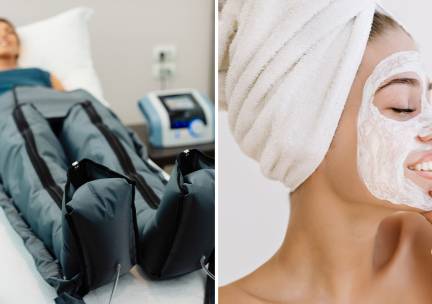 Gezichtsbehandeling (60 min) + pressotherapiemassage