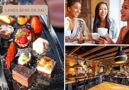 Luxe high tea (2 uur) + evt. glas bubbels bij Langs Berg en Dal