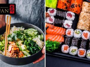 Sushibox of pokébowl naar keuze voor afhaal