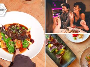 3-gangendiner van de chef + amuse + brood