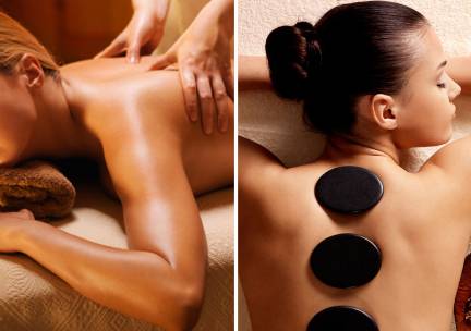 Ontspannings- of hotstonemassage (60 min)