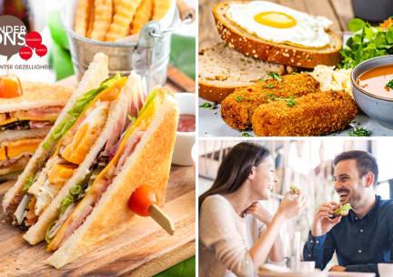 12-uurtje of 2-gangenlunch Ã  la carte bij Brasserie Onder Ons