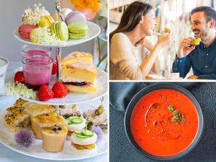 2-gangen keuzelunch, high tea of zoete proeverij