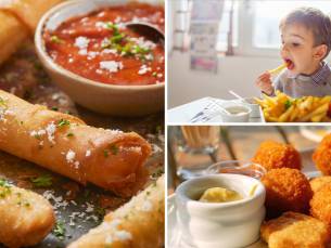 Snackmenu met patat, snack, saus en drankje voor dine-in of afhaal