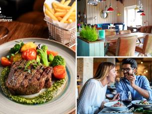 3-gangendiner Ã  la carte bij Brasserie De Vuurtoren