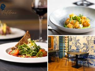 3- of 4-gangen shared dining-diner van de chef bij Grand CafÃ© De Hofdame