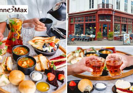 High tea incl. onbeperkt (ijs)thee bij Anne&Max in hartje Arnhem