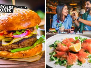 3-gangen keuzediner bij Burgers en Bones