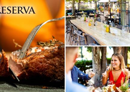 Buiten steengrillen bij Reserva in hartje Doetinchem