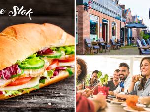 2-gangen keuzelunch bij EetcafÃ© de Slok