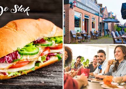 2-gangen keuzelunch bij EetcafÃ© de Slok