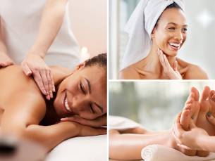 Massage naar keuze (60 min) of fasciatherapie (60 min)