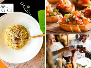 Italiaans 3-gangen keuzediner bij Da Gigi