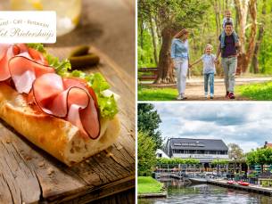 2-gangenlunch + evt. wandel- of fietstocht