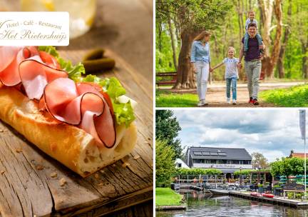 2-gangenlunch + evt. wandel- of fietstocht
