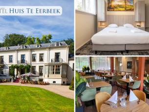 Overnachting(en) voor 2 + ontbijt + hoofdgerecht van Fletcher's diner Ã  la carte nabij de Veluwe