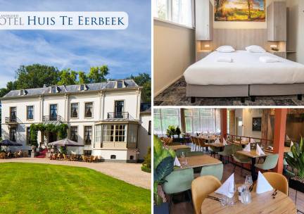 Overnachting(en) voor 2 + ontbijt + hoofdgerecht van Fletcher's diner à la carte nabij de Veluwe
