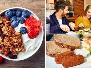 Ontbijt, 12-uurtje of 2-gangen keuzelunch bij Stationsrestaurant Harlingen