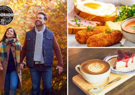 Wandelarrangement incl. warme drank + gebak + 12-uurtje bij Theeschenkerij Eldorado