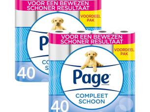 80 Rollen Page Compleet Schoon Toiletpapier